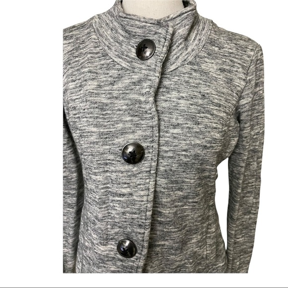 Cabi high neck womens hourglass jacket blazer grey tone size X-small. - Picture 2 of 9